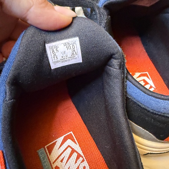 Vans UltraRange Blue and Black Shoes - Picture 3 of 5